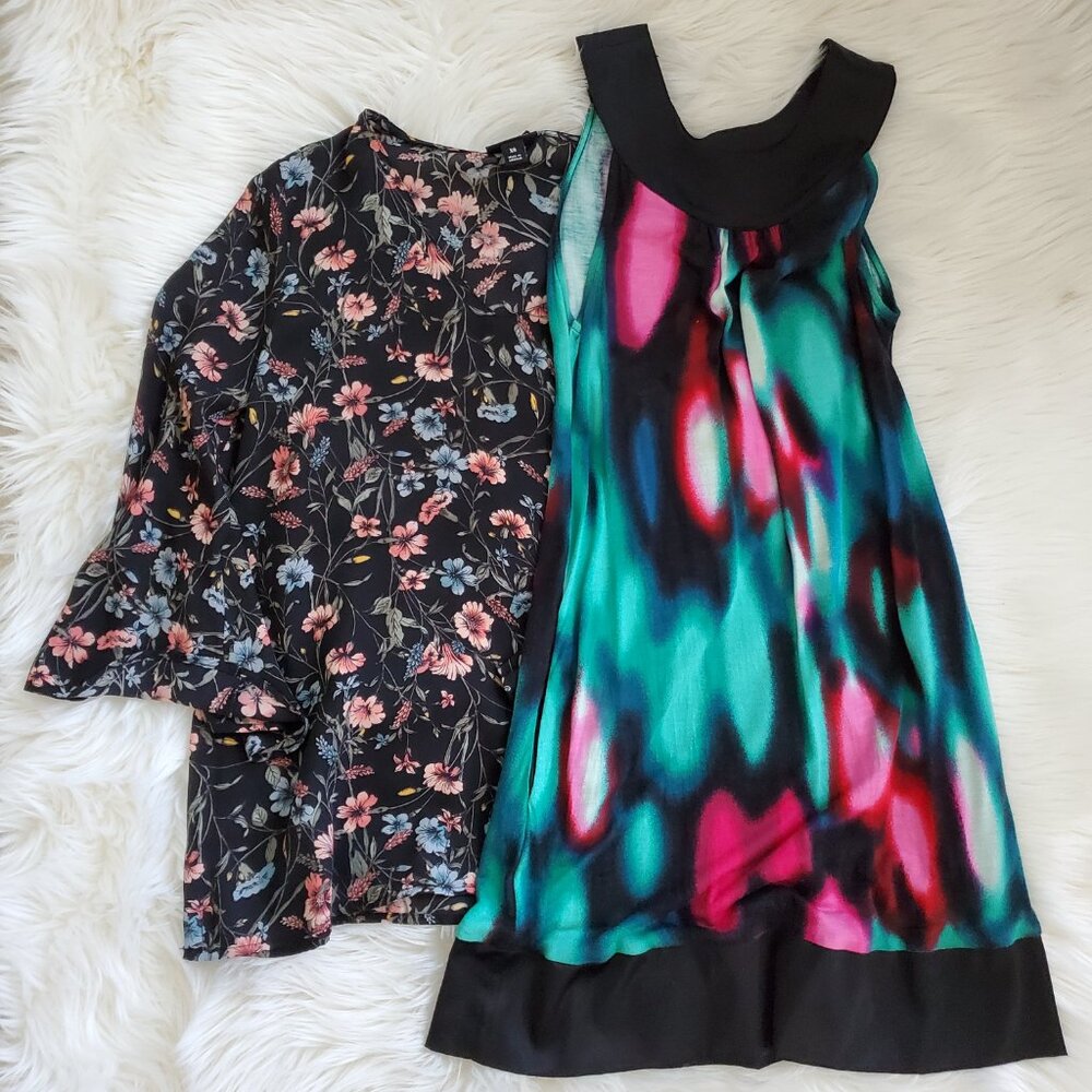 Express/A.N.A Blouse Floral/Multicolor Bundle SZ XS